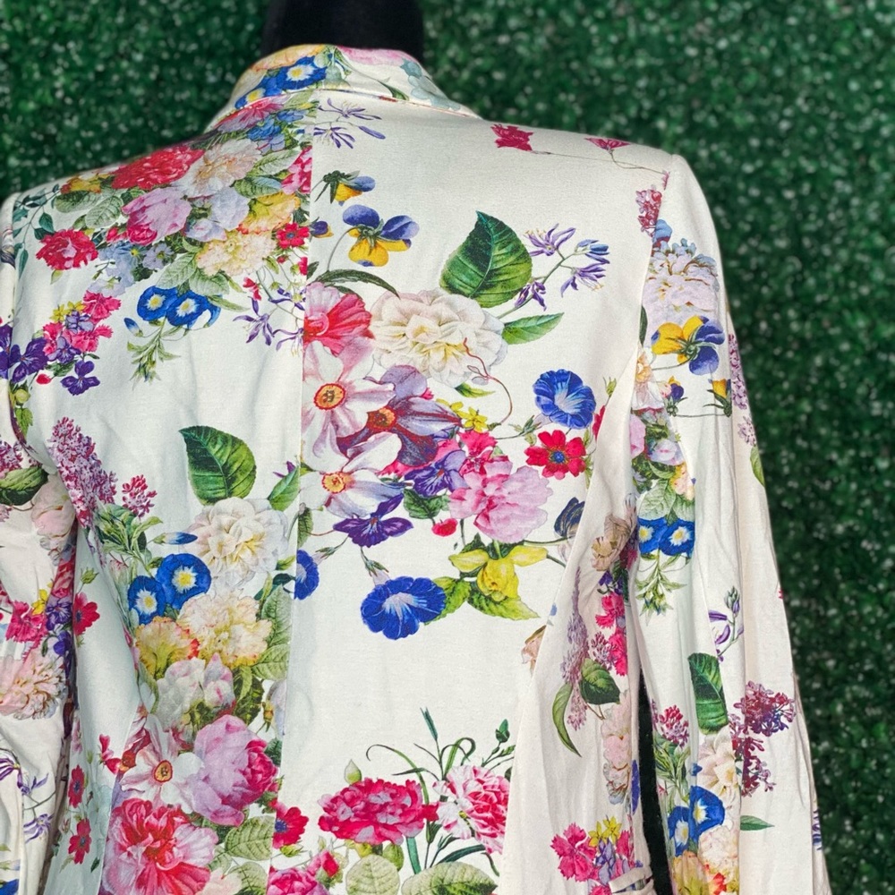 Zara Basic Botanical Garden Blazer - image 9